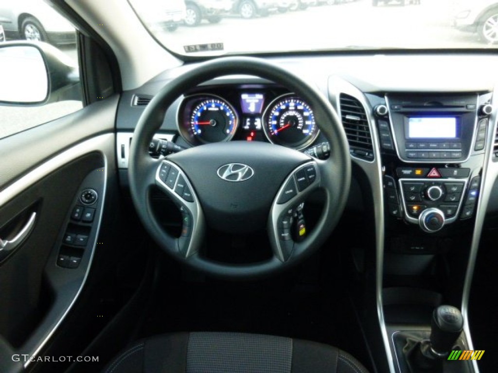 2013 Elantra GT - Silver / Black photo #14