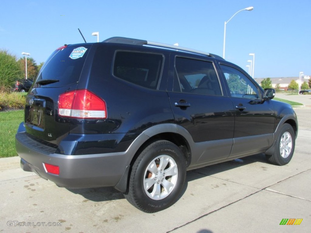 Midnite Blue 2009 Kia Borrego LX V6 4x4 Exterior Photo #86379870