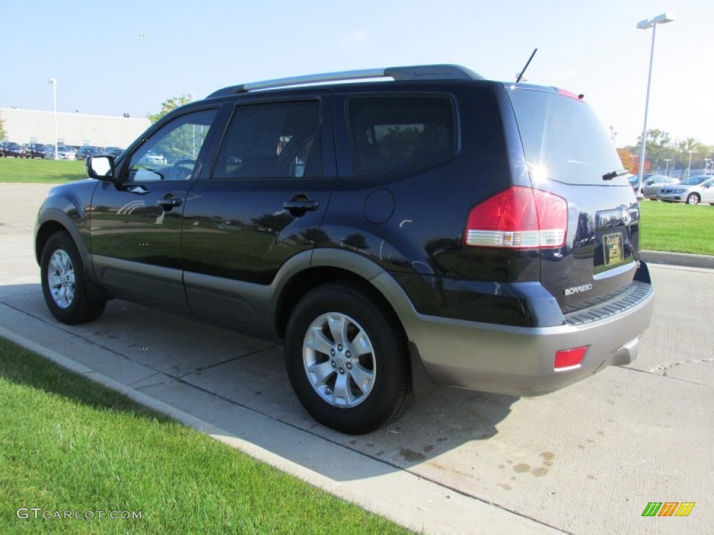 2009 Borrego LX V6 4x4 - Midnite Blue / Gray photo #5