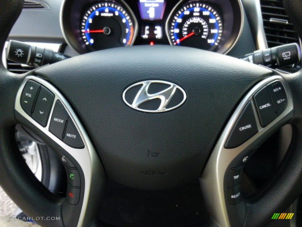 2013 Elantra GT - Silver / Black photo #18
