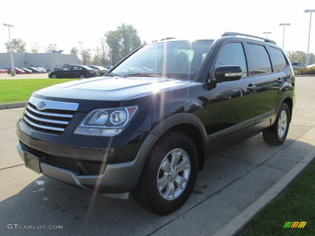 2009 Borrego LX V6 4x4 - Midnite Blue / Gray photo #7