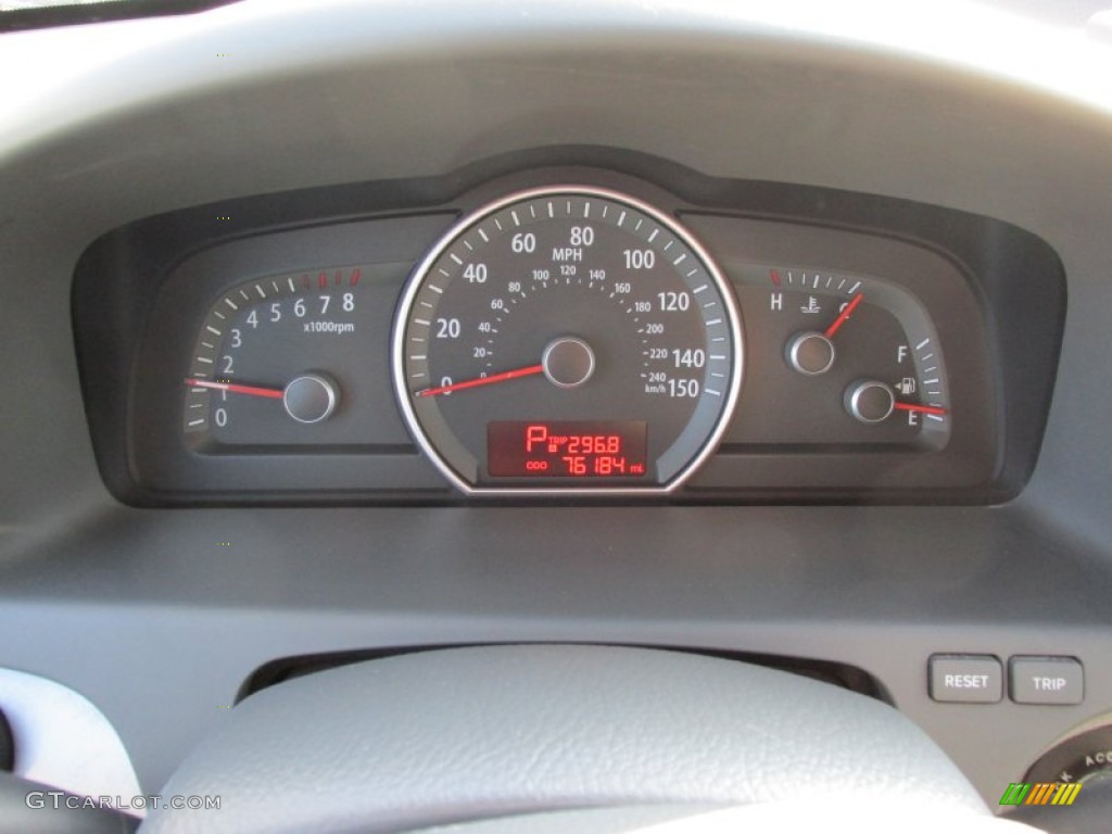 2009 Kia Borrego LX V6 4x4 Gauges Photo #86380080