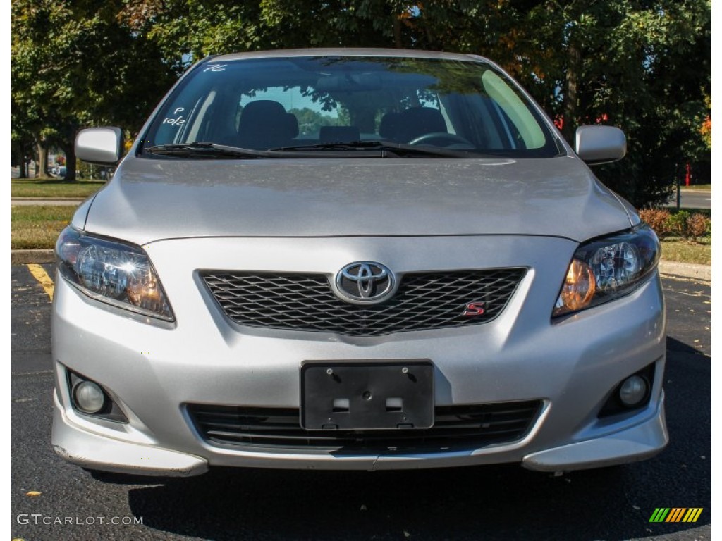 2010 Corolla S - Classic Silver Metallic / Ash photo #2