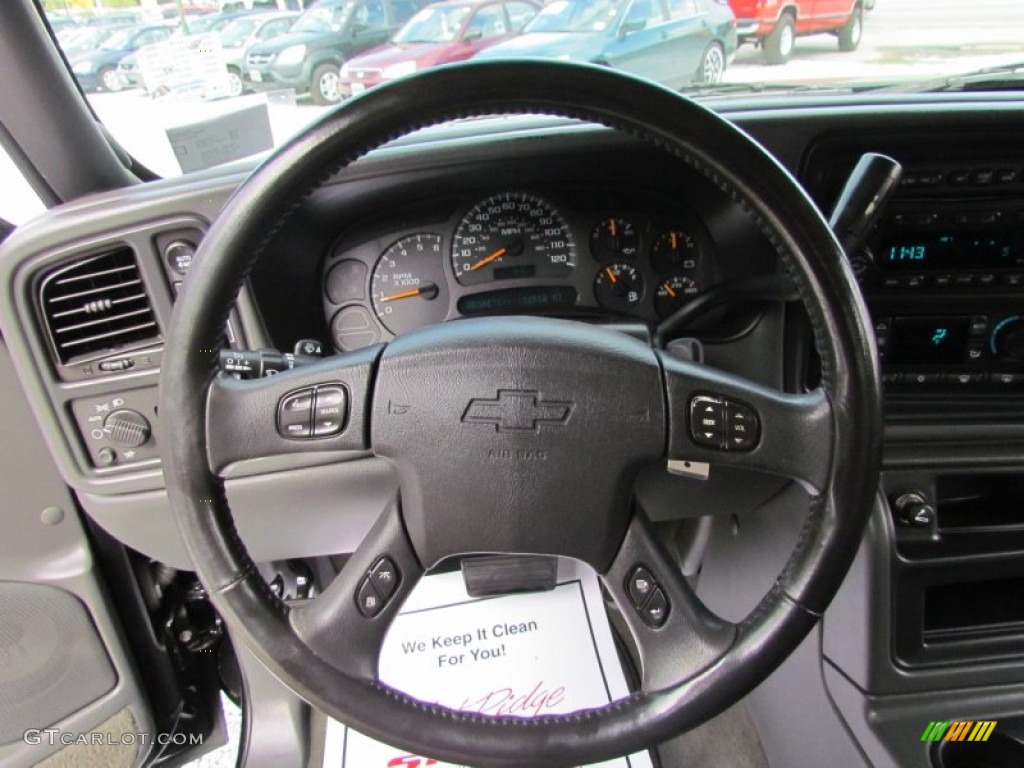 2004 Silverado 1500 Z71 Crew Cab 4x4 - Black / Dark Charcoal photo #25