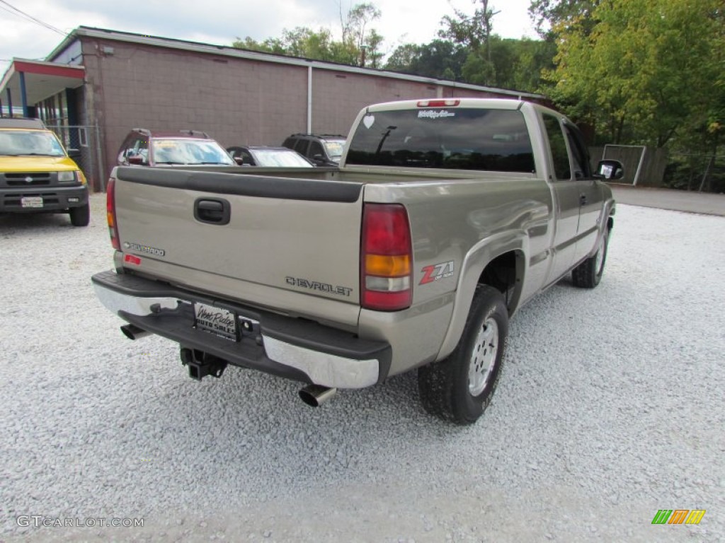 2002 Silverado 1500 LT Extended Cab 4x4 - Light Pewter Metallic / Graphite Gray photo #5