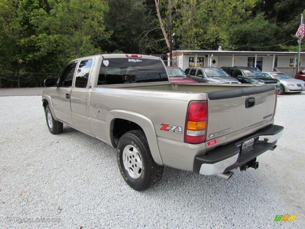 2002 Silverado 1500 LT Extended Cab 4x4 - Light Pewter Metallic / Graphite Gray photo #7