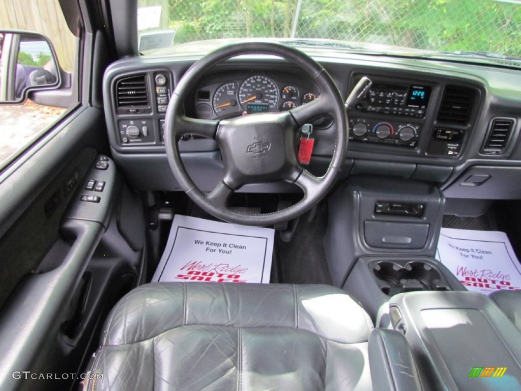 2002 Silverado 1500 LT Extended Cab 4x4 - Light Pewter Metallic / Graphite Gray photo #19