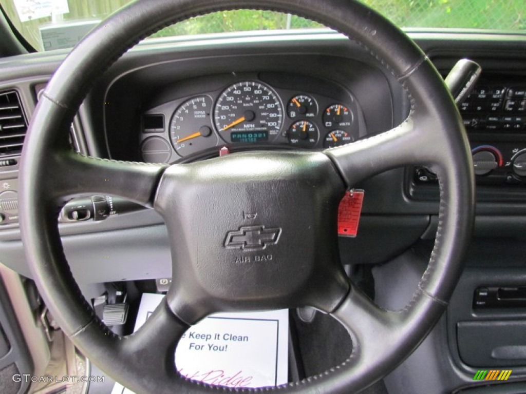 2002 Silverado 1500 LT Extended Cab 4x4 - Light Pewter Metallic / Graphite Gray photo #25