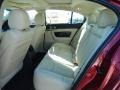 2014 Lincoln MKS Light Dune Interior Rear Seat Photo