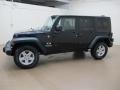 Black 2008 Jeep Wrangler Unlimited X 4x4 Exterior
