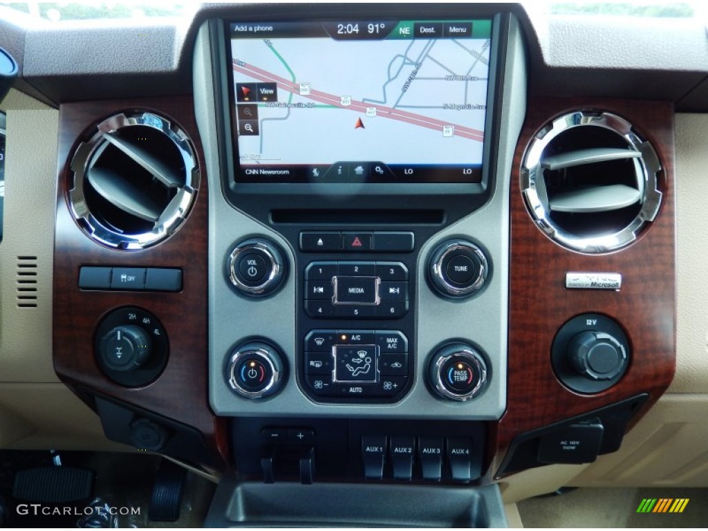 2014 Ford F350 Super Duty King Ranch Crew Cab 4x4 Controls Photos