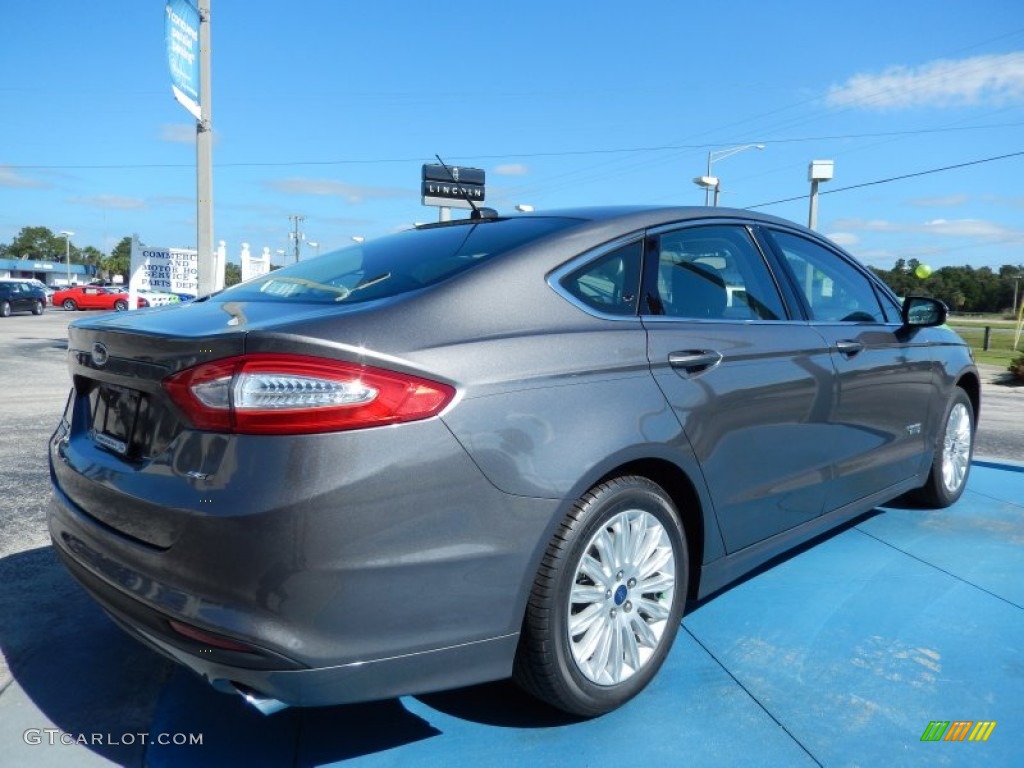 Sterling Gray 2014 Ford Fusion Energi SE Exterior Photo #86385536