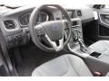 Steel Grey/Off Black 2014 Volvo S60 T6 AWD Interior Color