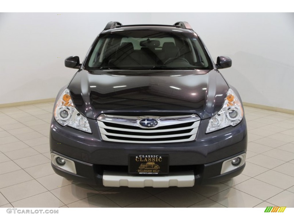 2011 Outback 2.5i Limited Wagon - Graphite Gray Metallic / Off Black photo #2