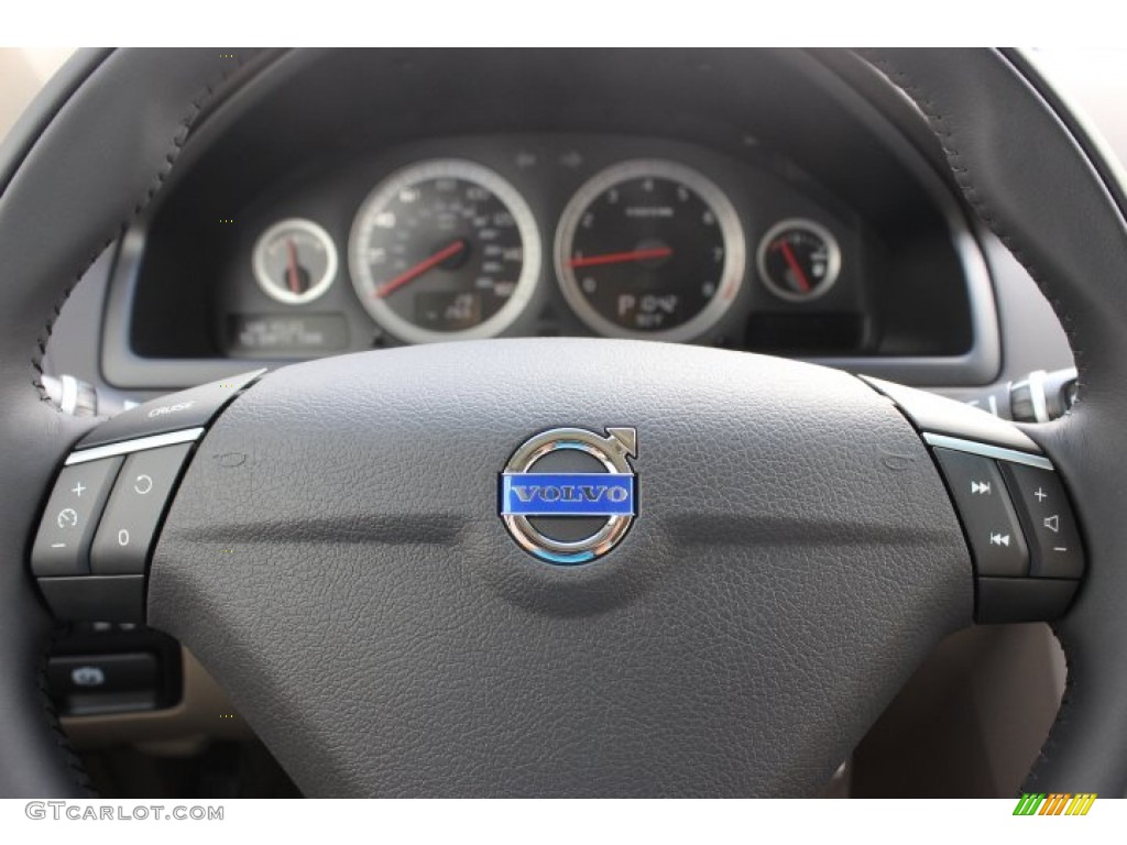 2014 Volvo XC90 3.2 Beige Steering Wheel Photo #86386815