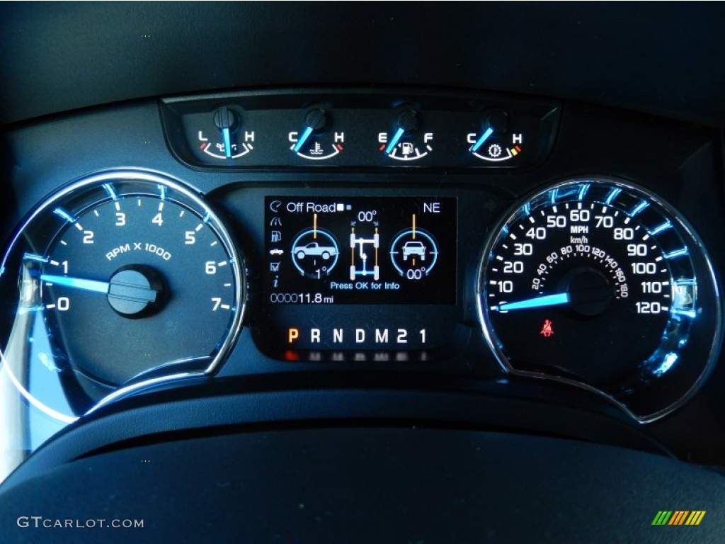 2013 Ford F150 XLT Regular Cab Gauges Photo #86387996