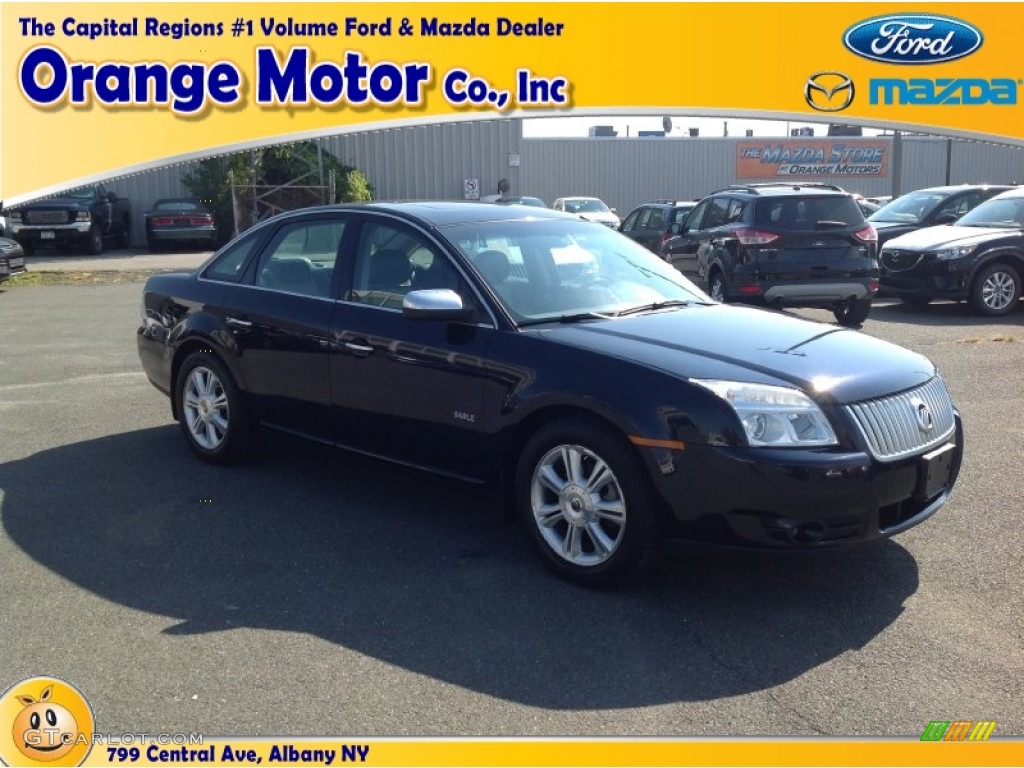 2008 Sable Premier Sedan - Dark Ink Blue / Medium Light Stone photo #1