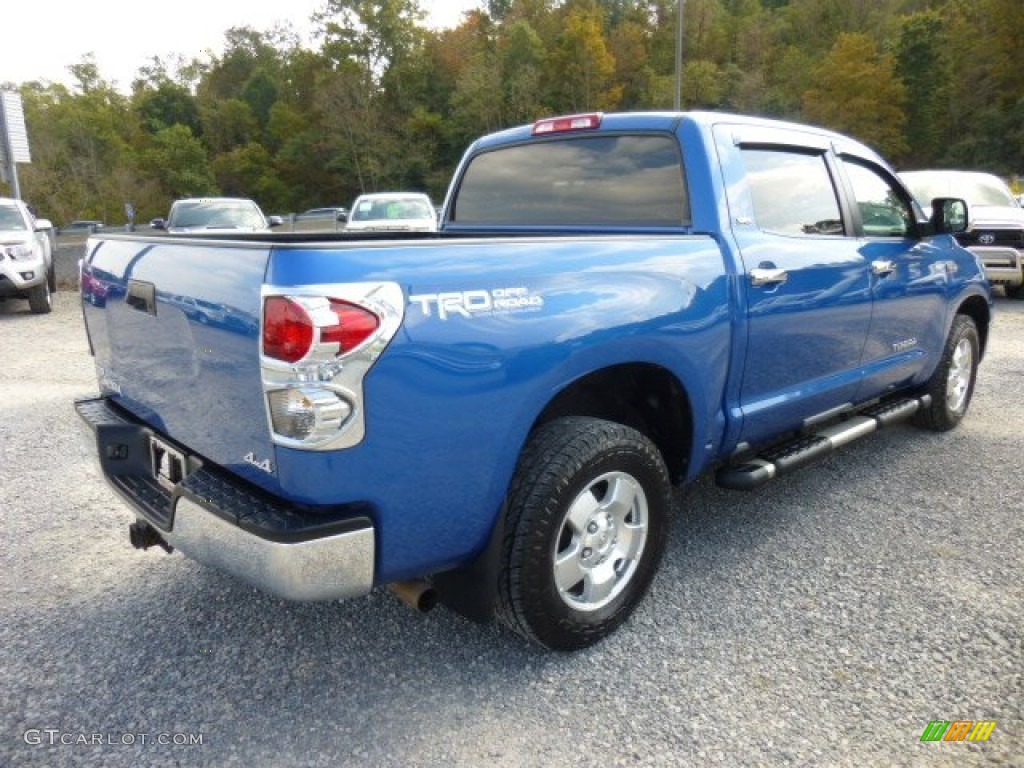 2008 Tundra TRD CrewMax 4x4 - Blue Streak Metallic / Graphite Gray photo #7