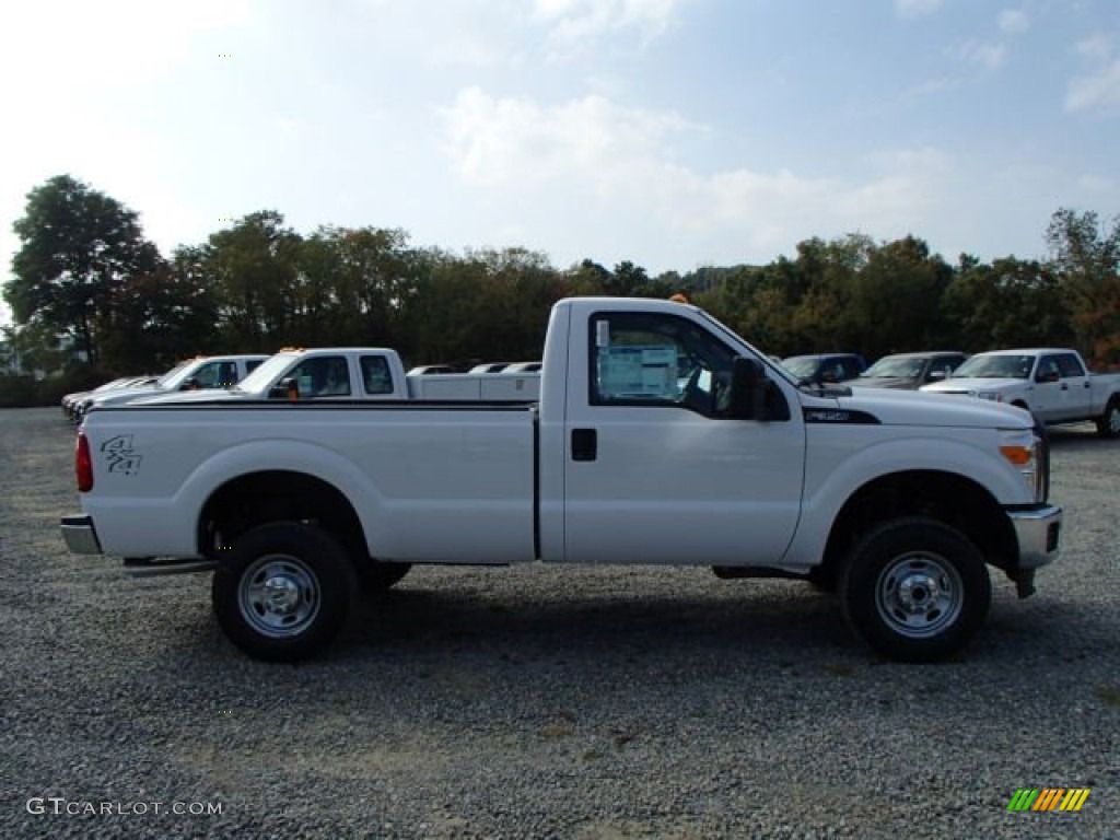 2014 F350 Super Duty XL Regular Cab 4x4 - Oxford White / Steel photo #1