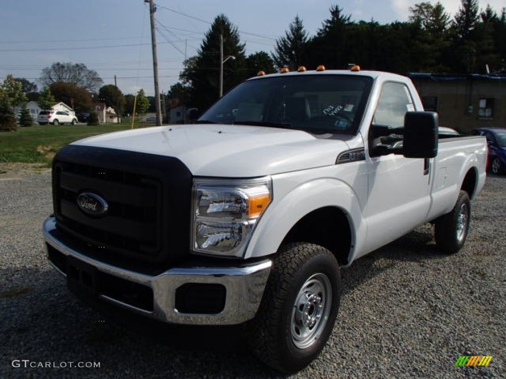 Oxford White 2014 Ford F350 Super Duty XL Regular Cab 4x4 Exterior Photo #86389041