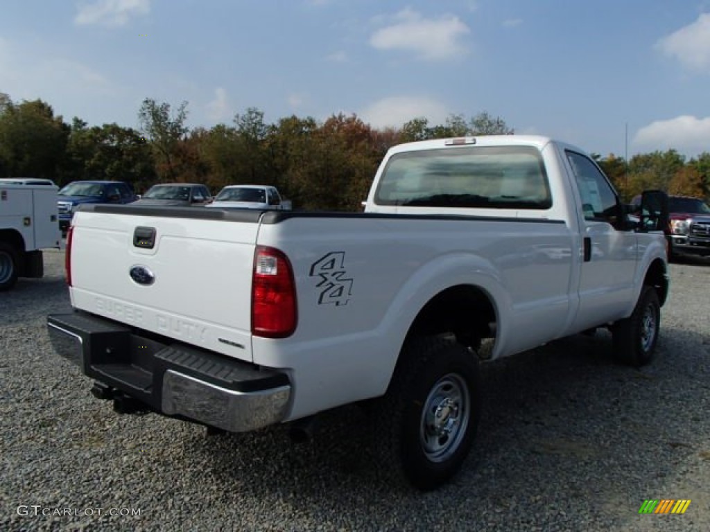 2014 F350 Super Duty XL Regular Cab 4x4 - Oxford White / Steel photo #8
