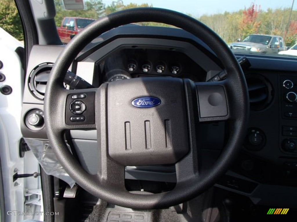 2014 F350 Super Duty XL Regular Cab 4x4 - Oxford White / Steel photo #18