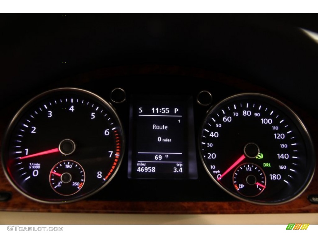 2011 Volkswagen CC Lux Plus Gauges Photo #86389497