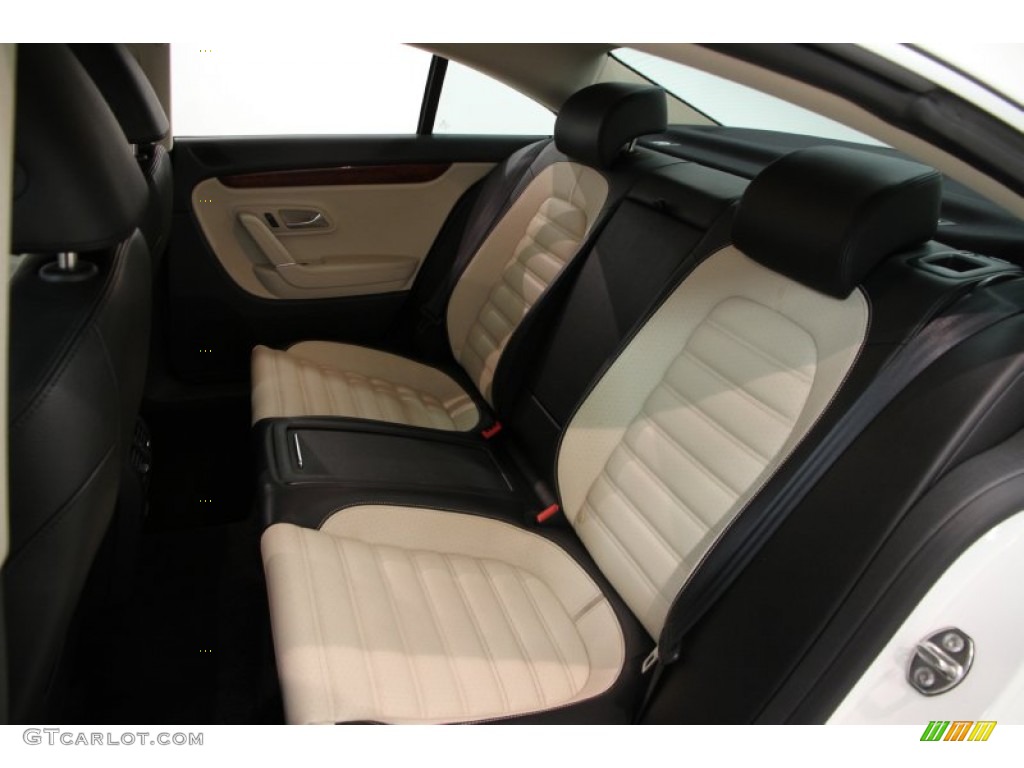 Cornsilk Beige/Black Interior 2011 Volkswagen CC Lux Plus Photo #86389728