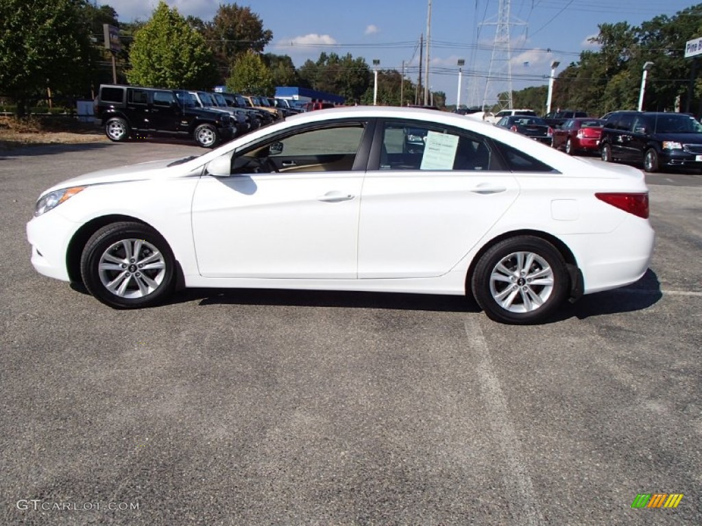 Shimmering White 2013 Hyundai Sonata GLS Exterior Photo #86389734