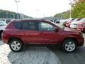 2014 Deep Cherry Red Crystal Pearl Jeep Compass Latitude 4x4  photo #6