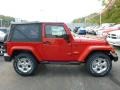 Flame Red 2014 Jeep Wrangler Sahara 4x4 Exterior