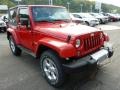 2014 Flame Red Jeep Wrangler Sahara 4x4  photo #9