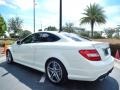 2013 Diamond White Metallic Mercedes-Benz C 63 AMG Coupe  photo #5