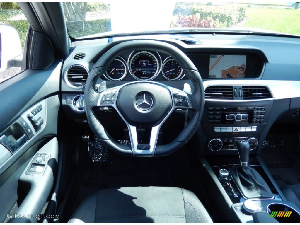 2013 Mercedes-Benz C 63 AMG Coupe Black Dashboard Photo #86392026