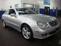 2007 Iridium Silver Metallic Mercedes-Benz CLK 350 Coupe  photo #3