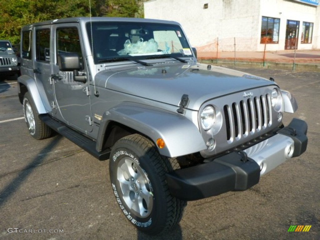 Billet Silver Metallic 2014 Jeep Wrangler Unlimited Sahara 4x4 Exterior Photo #86392155