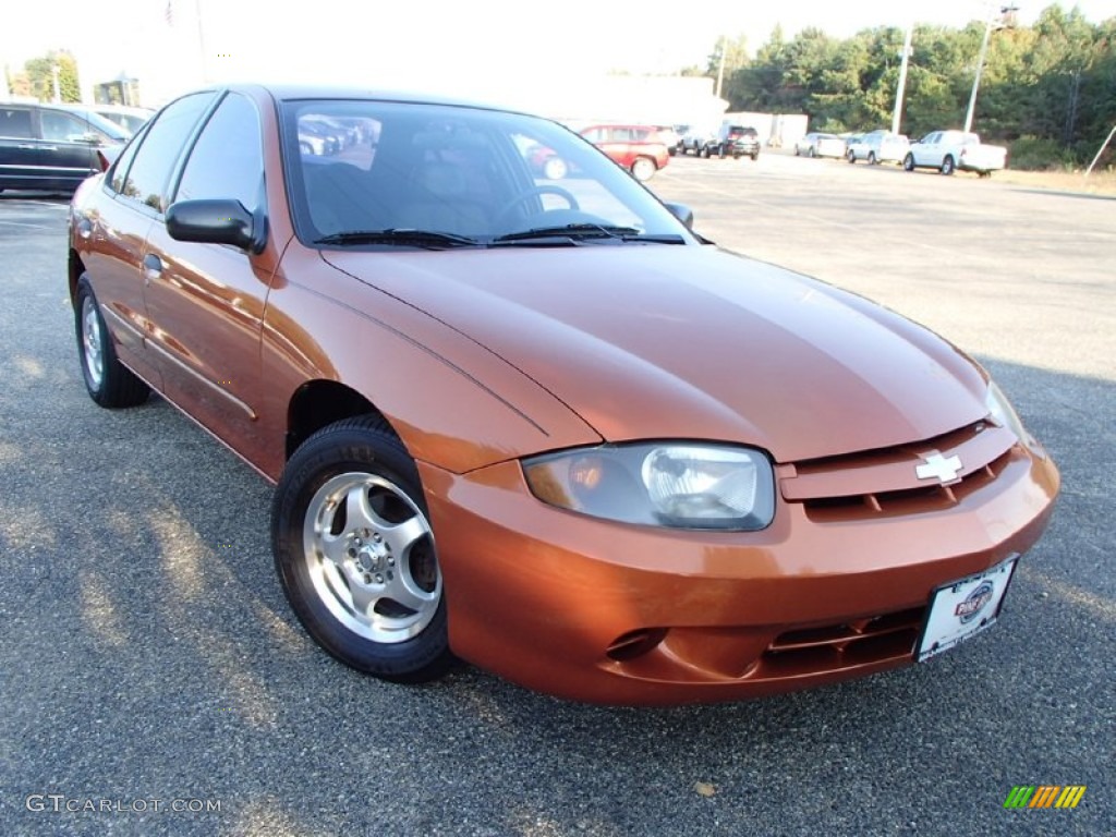 2004 Cavalier Sedan - Sunburst Orange / Graphite photo #3