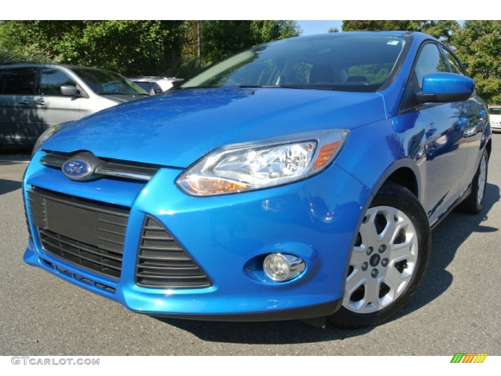 Blue Candy Metallic 2012 Ford Focus SE Sedan Exterior Photo #86393763