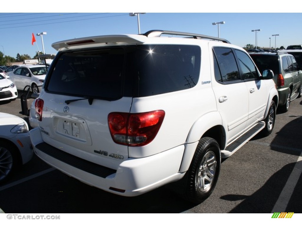 2006 Sequoia Limited 4WD - Natural White / Taupe photo #2