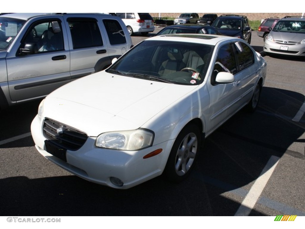 2001 Maxima SE - Icelandic White Pearl / Frost photo #4