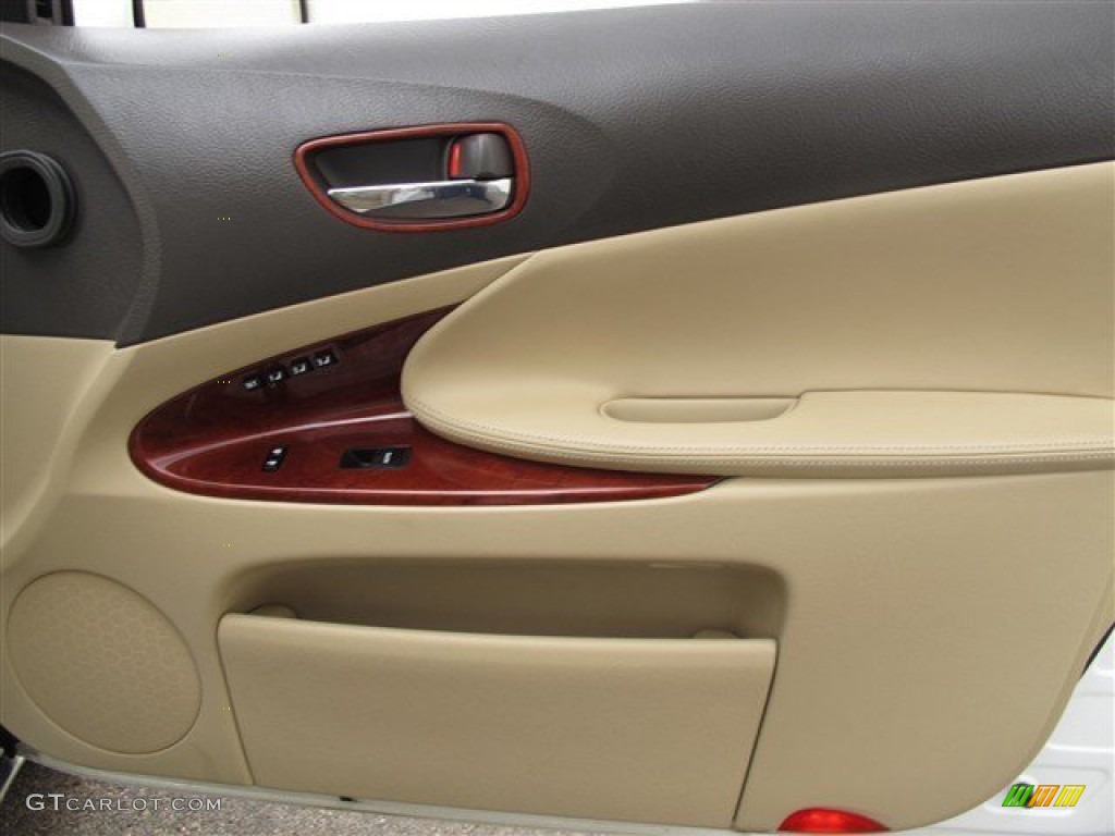 2008 Lexus GS 350 AWD Cashmere Door Panel Photo #86394999