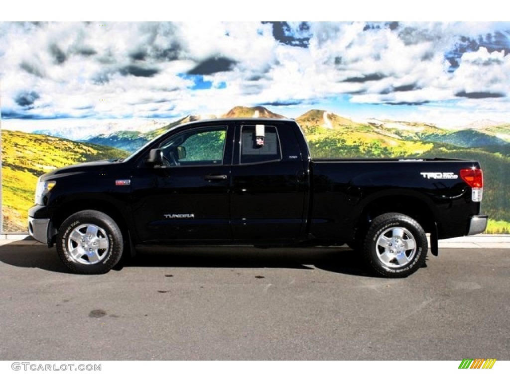 2011 Tundra Double Cab 4x4 - Black / Graphite Gray photo #6