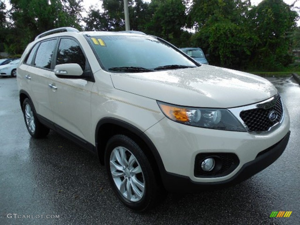 White Sand Beige 2011 Kia Sorento EX V6 Exterior Photo #86395377