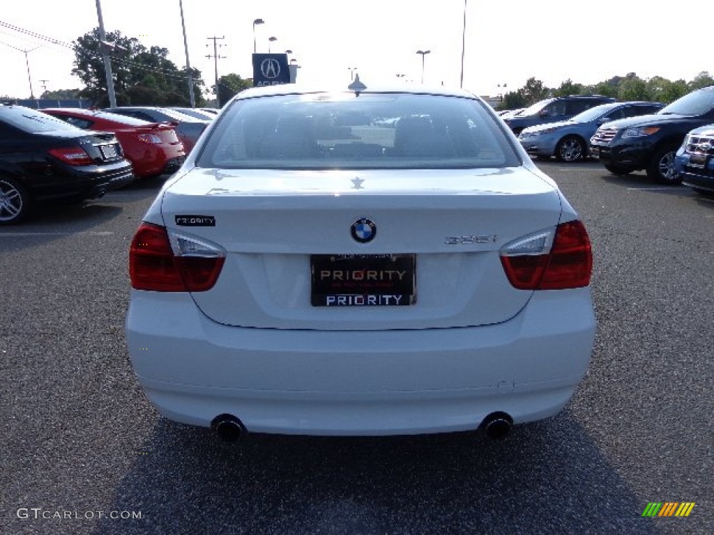 2008 3 Series 335i Sedan - Alpine White / Gray photo #6