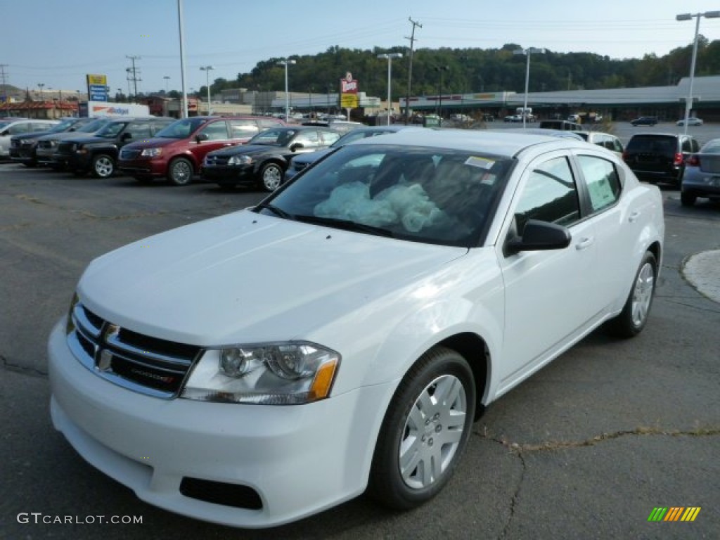 2014 Avenger SE - Bright White / Black photo #1