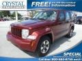 Red Rock Crystal Pearl 2008 Jeep Liberty Sport
