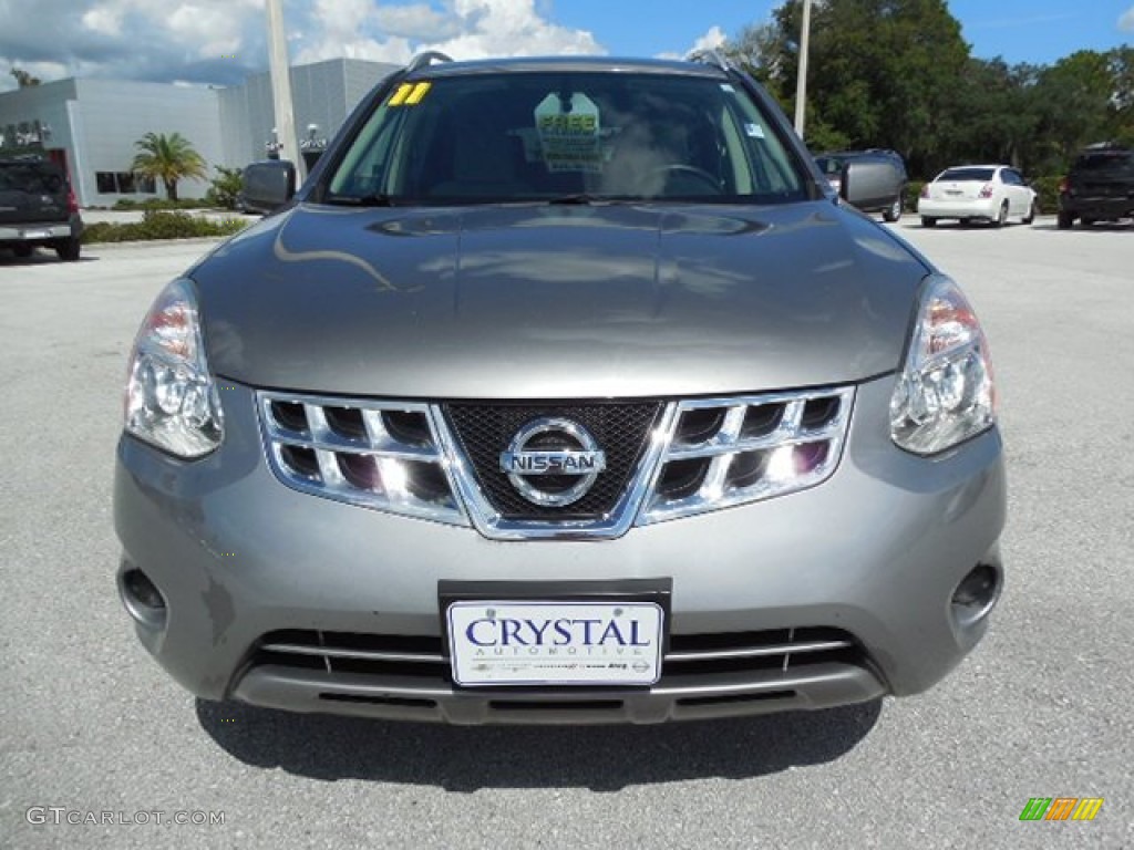 2011 Rogue SV - Platinum Graphite / Gray photo #14