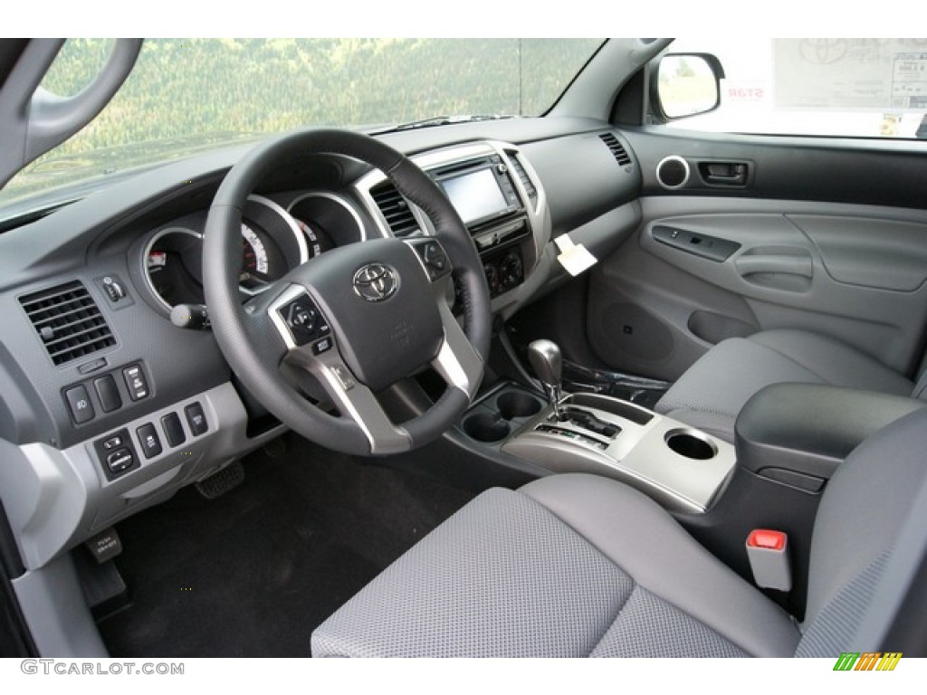 Graphite Interior 2014 Toyota Tacoma V6 TRD Sport Double Cab 4x4 Photo #86397096