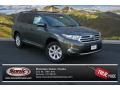 2013 Cypress Green Pearl Toyota Highlander SE 4WD  photo #1