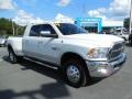 Bright White - Ram 3500 HD Laramie Mega Cab 4x4 Dually Photo No. 11